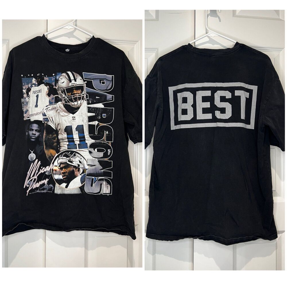 BEST Micah Parsons Dallas Cowboys NFL T-Shirt Medium M Unisex